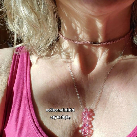 3mm Bolo Leather Sterling Silver Snap Off Choker – Handmade by Alexa Martha | Made in USA Alexa Martha Designs  Choker