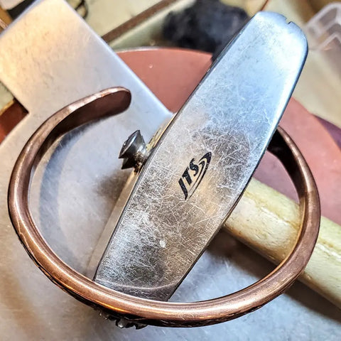 4 Gauge Copper BIGGA Bangle by Alexa Martha Alexa Martha Designs  Bracelet