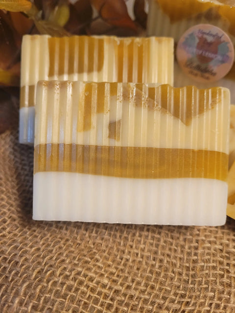 4.5 Oz All Natural Lemon Soap Bar – Deep Citrus Cleansing | Made in USA Bathsheba Body Works 