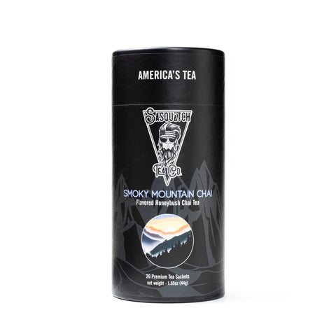 Smoky Mountain Honeybush Chai Tea Blend – 20 Sachets – Sasquatch Tea Co | Made in USA Sasquatch Tea Co  Tea
