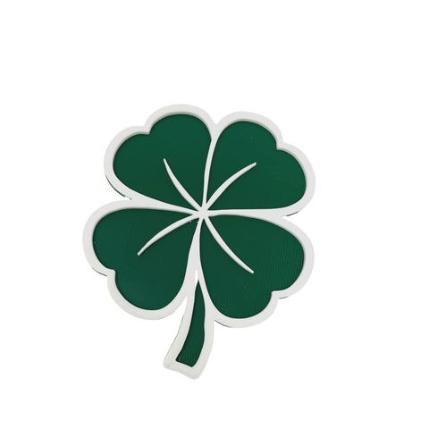 Lucky Four Leaf Clover Fridge Magnet – 7 Inch St Patrick’s Day Decor | Made in USA Chatelet Manufacturing 