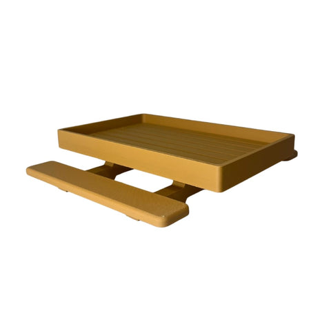 Reptile Terrarium Picnic Table – Platform Accessory for Bearded Dragons and Lizards | Made in USA Chatelet Manufacturing 