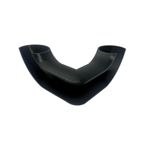 Aquarium Corner Tube Tunnel – 6.5 Inch Hideout for Fish and Shrimp | Durable Tank Decor | Made in USA Chatelet Manufacturing 