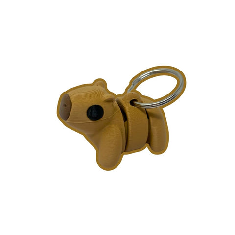 Articulated Baby Pink Axolotl Keychain – Flexible Fidget Toy | Made in USA Chatelet Manufacturing 
