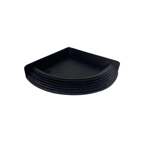Hermit Crab Corner Pool | Watering Dish for Crabs, Frogs, Lizards | Corner Watering Pool With Ramp Access | Made in USA Chatelet Manufacturing 