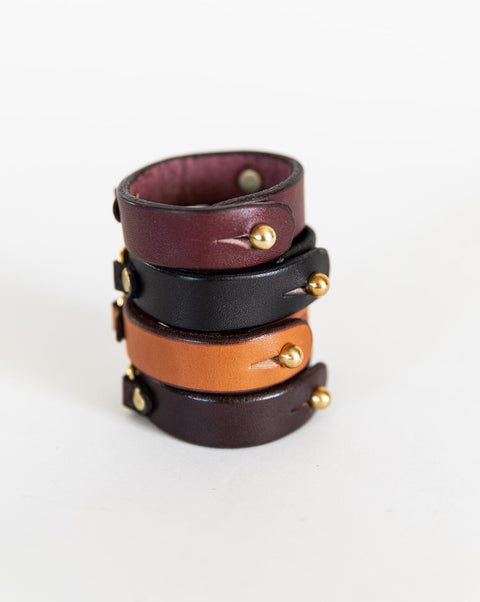 Handcrafted Leather Horse Bit Bracelet 8-9 Inch – Equestrian Style Jewelry | Made in USA Millstream Home  Apparel