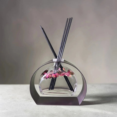 Glass Reed Diffuser With Hanging Stand – Choose Your Scent (5 Oz) Wick and Glow Candle Company®  Reed diffuser
