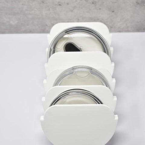 Yeti Lid Organizer Rack – Universal Tumbler Lid Holder | Made in USA Chatelet Manufacturing 