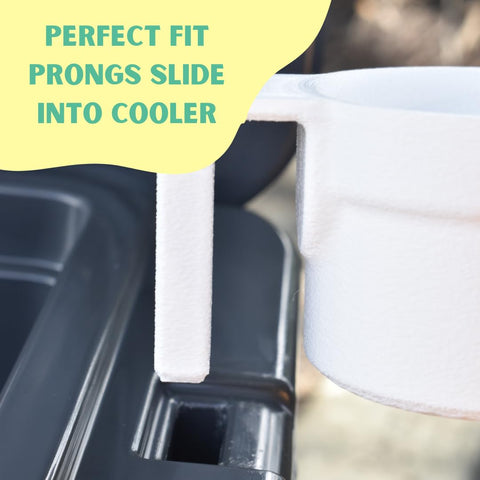 Cupholder Attachment Accessory Compatible With Yeti 35 Coolers | Drink Holder for Coolers | Made in USA Chatelet Manufacturing 