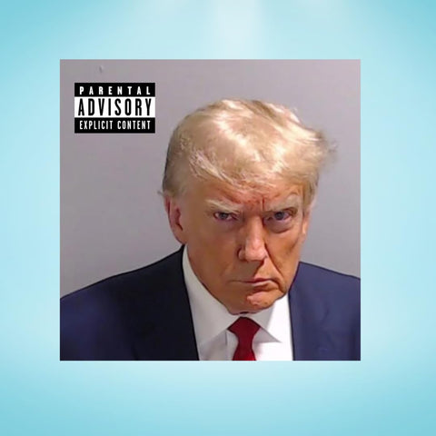 Trump Mugshot Vinyl Sticker Set – 3 Inch Durable Decals – 10 Pack | Made in USA Chatelet Manufacturing 