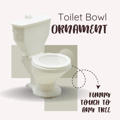 Toilet Bowl Christmas Tree Ornament – Funny Holiday Decoration | Made in USA Chatelet Manufacturing 