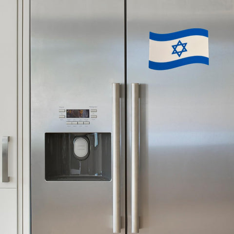 Israeli Flag Refrigerator Magnet – Ultra-Strong 3D Design | Made in USA Chatelet Manufacturing 