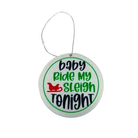 Funny Gag Gift Christmas Ornament | Perfect Dirty Santa Gift Holiday Ornament | Made in USA Chatelet Manufacturing 
