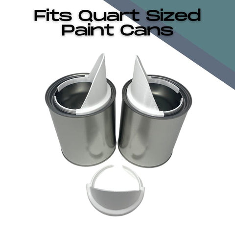 3 Pack Quart Paint Can Pourers – Spill-Resistant Pour Spouts for Quart Cans | Made in USA Chatelet Manufacturing 