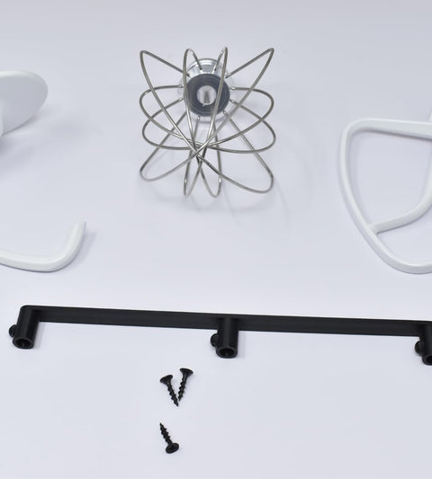 Slim Profile Kitchen Mixer Organizer Mount – Fits All Accessories | Made in USA Chatelet Manufacturing 