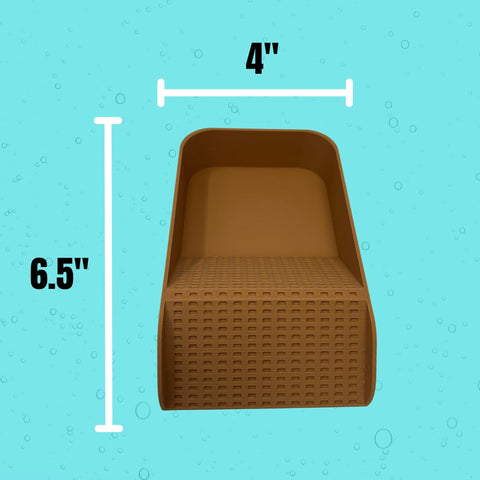 Hermit Crab Hydration Platform Pool – 6.5 x 4 Inch Ramp Access | Made in USA Chatelet Manufacturing 