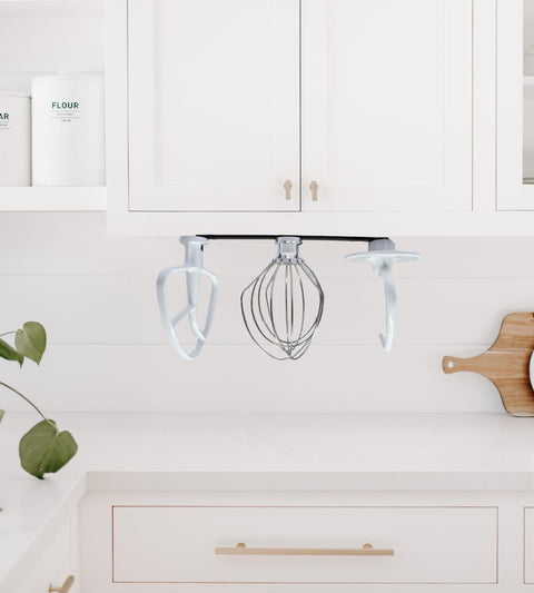 Slim Profile Kitchen Mixer Organizer Mount – Fits All Accessories | Made in USA Chatelet Manufacturing 