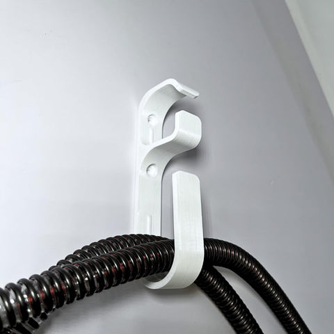 Anti-Slip CPAP Hose Organizer – Wall Mount Hook with Screw or Adhesive | Made in USA Chatelet Manufacturing 