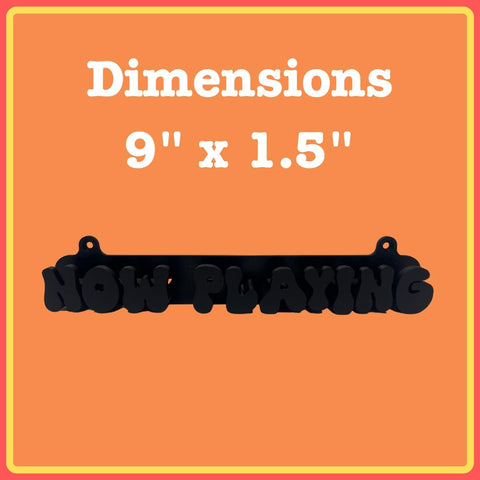 Chatelet Retro Now Playing Vinyl Record Wall Mount – Durable Plastic Display | Made in USA Chatelet Manufacturing 