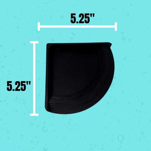 Hermit Crab Corner Pool | Watering Dish for Crabs, Frogs, Lizards | Corner Watering Pool With Ramp Access | Made in USA Chatelet Manufacturing 