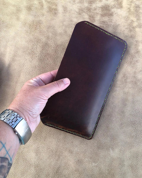 Handmade Rancher Log Sleeve with Leather Pen Loop – Durable Outdoor Gear | Made in USA Sully + Proper Supply 