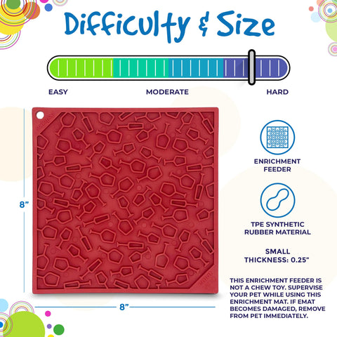 Vino Design Enrichment Lick Mat – Interactive Dog Feeding Toy | Made in USA SodaPup  EMAT