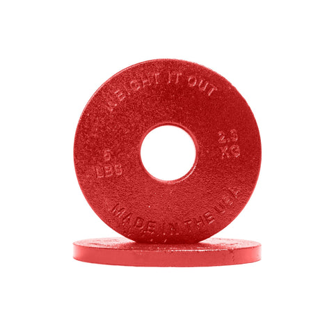 Cast Iron Precision Weight Plate Pairs – Durable Gym Plates | Made in USA Weight It Out 