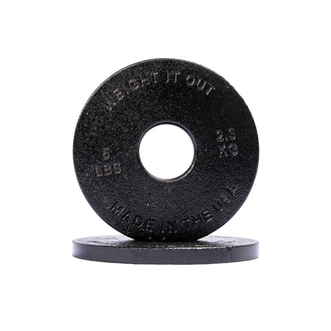 Cast Iron Precision Weight Plate Pairs – Durable Gym Plates | Made in USA Weight It Out 