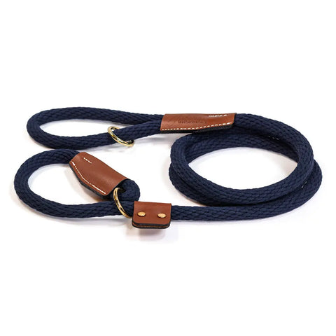 6-Foot Cotton Rope Slip Lead – Soft Durable Leather Stopper – Auburn Leathercrafters | Made in USA Auburn Leathercrafters  item