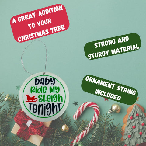 Funny Gag Gift Christmas Ornament | Perfect Dirty Santa Gift Holiday Ornament | Made in USA Chatelet Manufacturing 