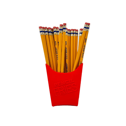 French Fry Pencil Holder – Novelty Desk Organizer for School or Office | Made in USA Chatelet Manufacturing 