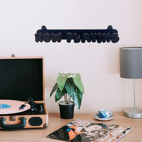 Chatelet Retro Now Playing Vinyl Record Wall Mount – Durable Plastic Display | Made in USA Chatelet Manufacturing 