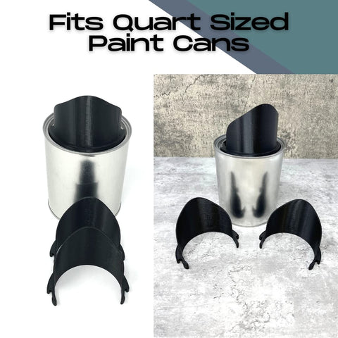 3-Pack Quart Paint Can Pourer Clips – Spill-Free Pouring Tool | Made in USA Chatelet Manufacturing 