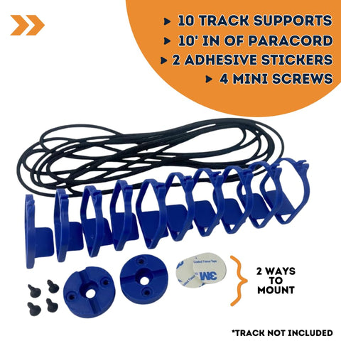 Suspension Bridge Track Kit – Hot Wheels Compatible – 10 Supports with Rope | Made in USA Chatelet Manufacturing 
