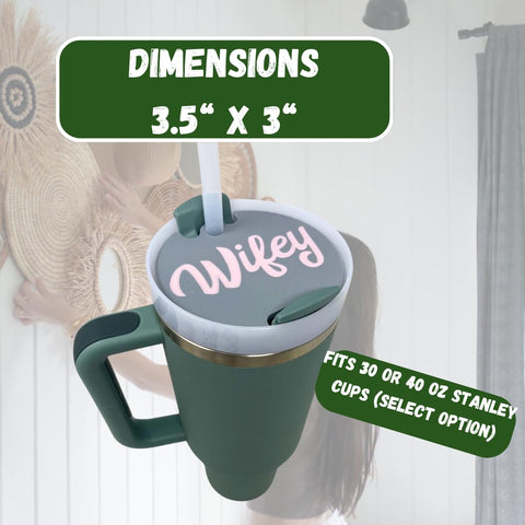 Baglets Topper Charms for Stanley Cups – Customizable Tumbler Accessories | Made in USA Chatelet Manufacturing 