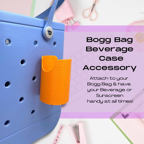 Can Drink and Water Bottle Holder Charm – Tote Bag Accessory for Bogg Bags | Made in USA Chatelet Manufacturing 
