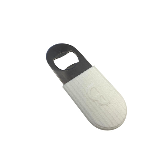 Bottle Opener Charm – White Tote Bag Accessory – BOGLETS Premium 2023 | Made in USA Chatelet Manufacturing 