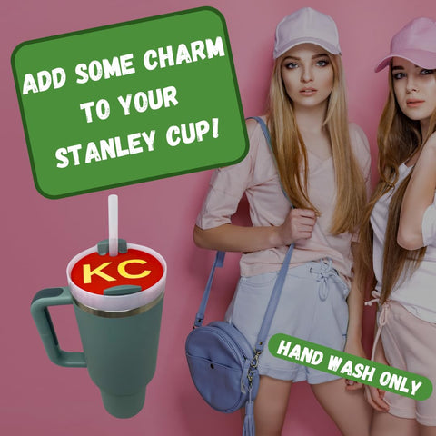 State Flag Tumbler Lid Charm – Removable Stanley Cup Accessory | Made in USA Chatelet Manufacturing 