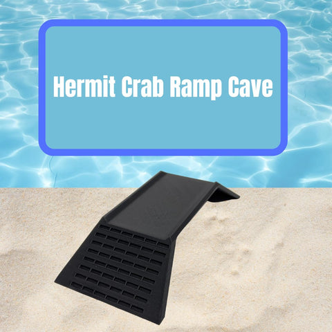 Hermit Crab Climbing Toy & Tunnel Cave | Terrarium Ramp Cave & Hideout Combo for Hermit Crabs, Lizards, Amphibians, & Other Pets | Made in USA Chatelet Manufacturing 