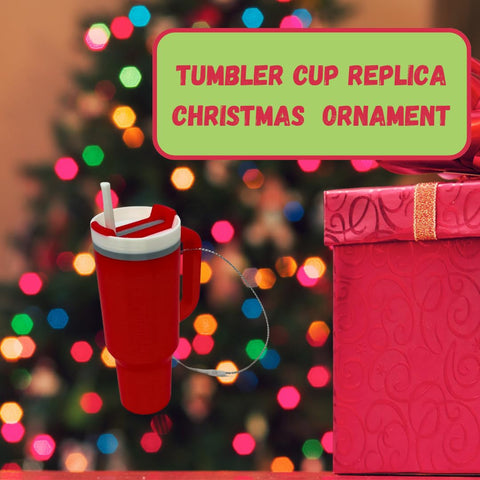 Tumbler Cup Replica Christmas Ornament – Holiday Mug Decoration | Made in USA Chatelet Manufacturing 