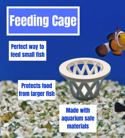 Chatelet Small Aquarium Fish Feeding Cage – Surface Float Design | Made in USA Chatelet Manufacturing 