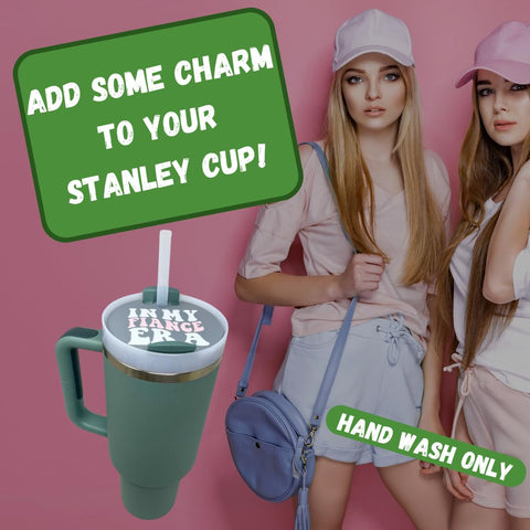 Baglets In My Era Tumbler Topper Charm – Stanley Cup Compatible | Removable Drinkware Accessory | Made in USA Chatelet Manufacturing 