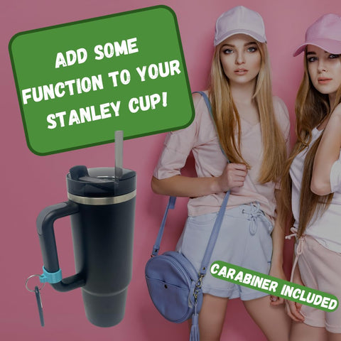 Carabiner Clip Attachment for Stanley H2.0 40 Oz Tumblers – Keychain Holder | Made in USA Chatelet Manufacturing 