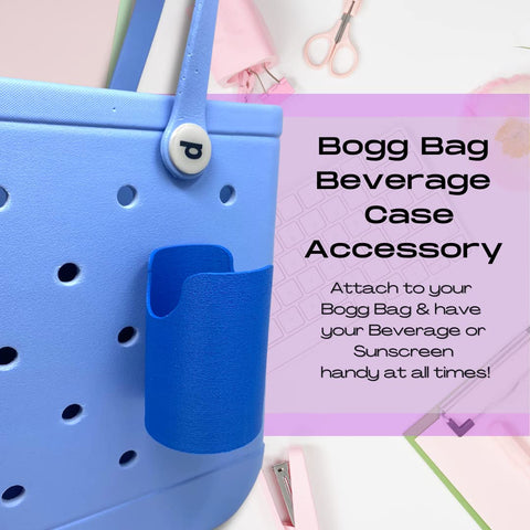 Can Drink and Water Bottle Holder Charm – Tote Bag Accessory for Bogg Bags | Made in USA Chatelet Manufacturing 