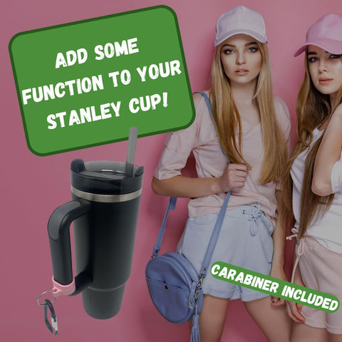 Carabiner Clip Attachment for Stanley H2.0 40 Oz Tumblers – Keychain Holder | Made in USA Chatelet Manufacturing 