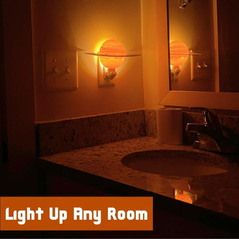 4 Inch Mars Lithophane Night Light – Translucent Planet Decor | Handmade Made in USA Chatelet Manufacturing 