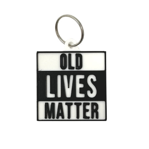 Old Lives Matter Fridge Magnet 4 Inch – Humorous Aging Awareness Decor | Made in USA Chatelet Manufacturing 