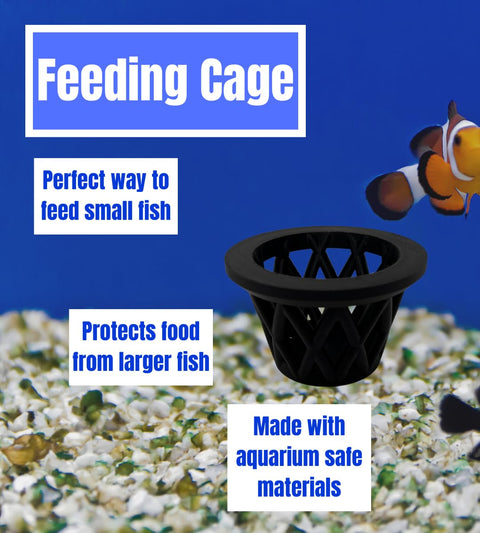 Chatelet Small Aquarium Fish Feeding Cage – Surface Float Design | Made in USA Chatelet Manufacturing 
