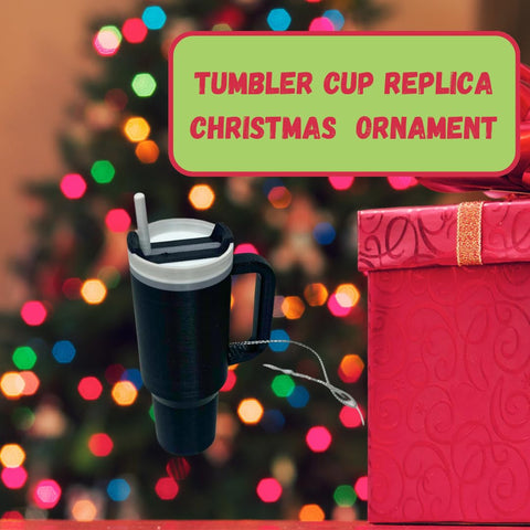 Tumbler Cup Replica Christmas Ornament – Holiday Mug Decoration | Made in USA Chatelet Manufacturing 
