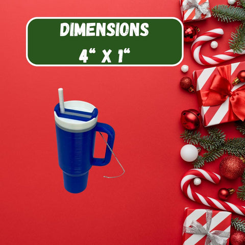 Tumbler Cup Replica Christmas Ornament – Holiday Mug Decoration | Made in USA Chatelet Manufacturing 